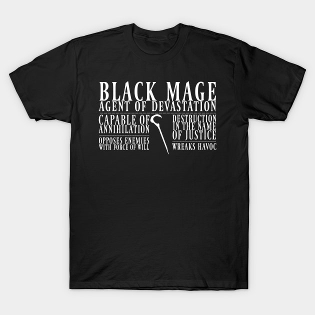 Black Mage T-Shirt by snitts